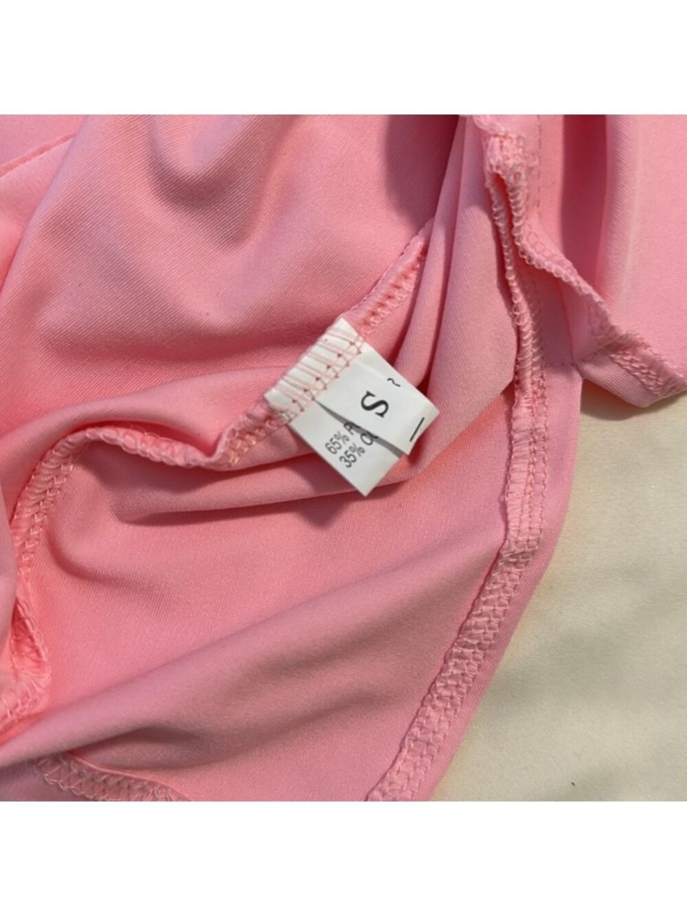 Blush pink spaghetti strap cut out mini dress size small - Picture 5 of 6